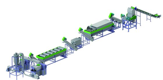 Beli 1500kg/Hr PP PE Film Washing Line Mesin Daur Ulang Plastik Disesuaikan online manufacture