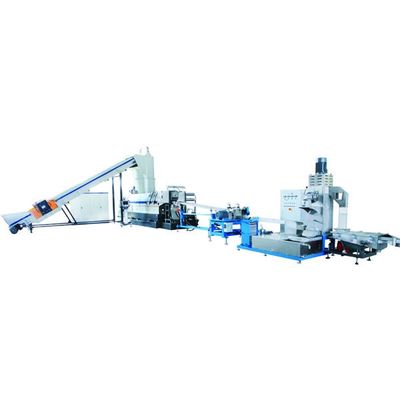 Beli Mesin daur ulang serat PET dan serpihan PET dengan mesin pelet satu tahap pemadat pemotong online manufacture