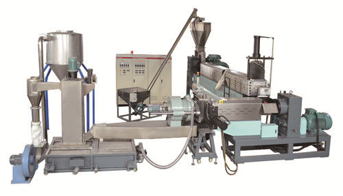 Beli HDPE PP Flake Single Screw Extruder Exhausting Plastic Crusher Mesin online manufacture