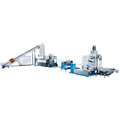 500 - 2000kg/H Produsen Ekstruder Sekrup Tunggal / Pelletizing Plastic Flakes Line