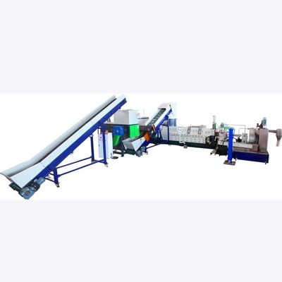 Mesin Pelletizing Dua Tahap PP / PE Film Daur Ulang ML Mesin Pelletizing 600kg - 800kg Per Jam