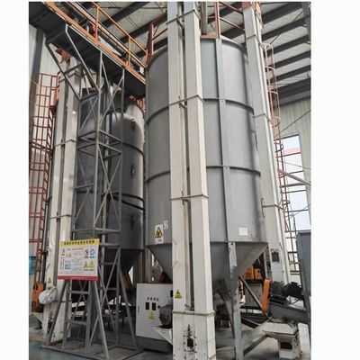 Mesin Daur Ulang Pelletizing Plastik Stainless Steel Campuran Silo Untuk PP PET ABS Pellets Plastik