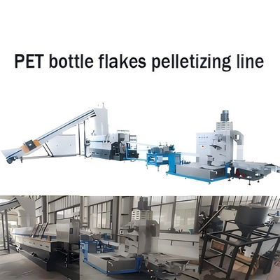 1500-2000kg/Hr botol PET serpihan Mesin daur ulang Daur ulang plastik lini produksi otomatis