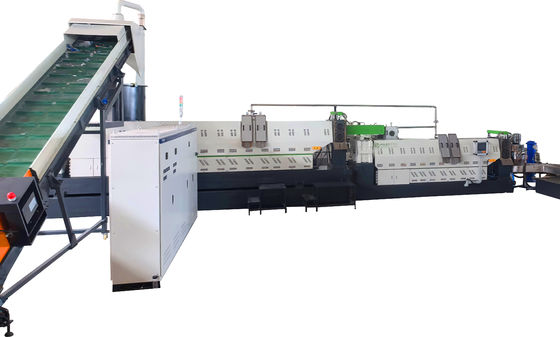 Mesin extruder extruder screw tunggal tahap ganda yang dicetak keras BOPP Plastic Film