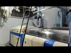 Mesin daur ulang serat PET dan serpihan PET dengan mesin pelet satu tahap pemadat pemotong