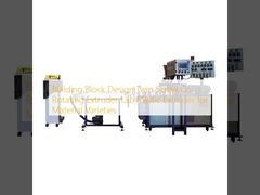 Blok Bangunan Desain Twin Screw Co Rotating Extruder Laboratorium Plastik Extruder untuk Varietas Bahan